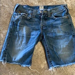 Size 29 True Religion Jean shorts